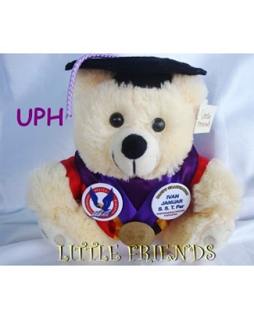 Boneka Wisuda Universitas Pelita Harapan - Pariwisata (25 cm)